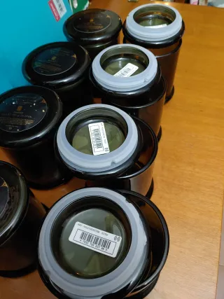 Vasos de velas Zara Home (basios)