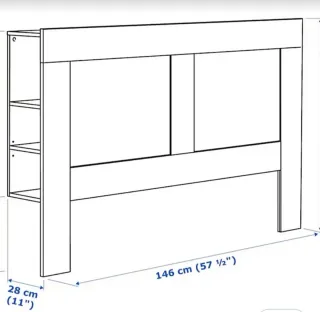 Cabecero  blanco Brimmes