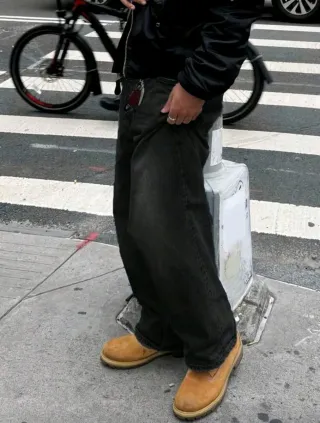 Pantalón Vaquero Wide Leg / Oversize Estilo Skater