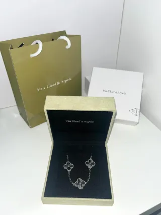 Pulsera Van Cleef & Arpels Plata y Negro