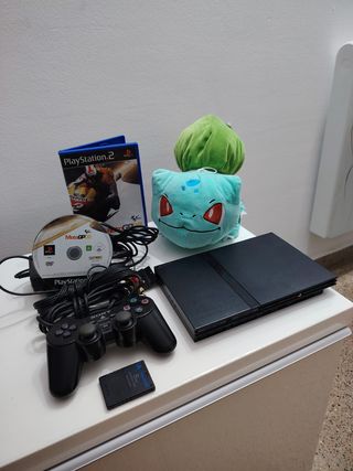 PlayStation 2 Slim+Controller+Game+Memory card