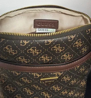 Bandolera Guess Marrón y Dorada