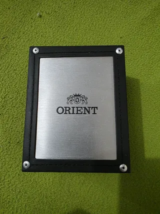 Reloj Orient Negro y Plateado