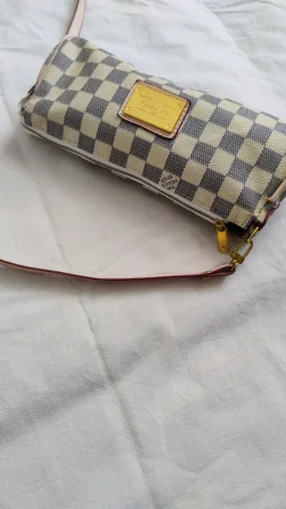 Borsa Louis Vuitton tracolla pochette beige/grigio