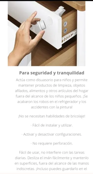 Cerraduras magnéticas Chuckle - 20 packs + 4 llave