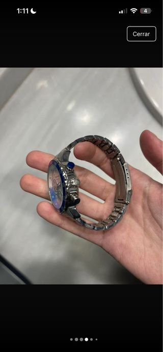 Reloj Viceroy Cronógrafo Azul y Plata