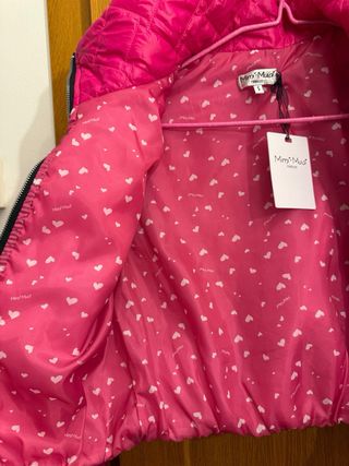 Chaqueta acolchada Mimi mua rosa