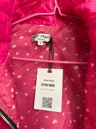 Chaqueta acolchada Mimi mua rosa