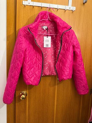 Chaqueta acolchada Mimi mua rosa