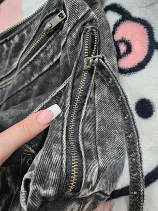 Bolso bandolera gris