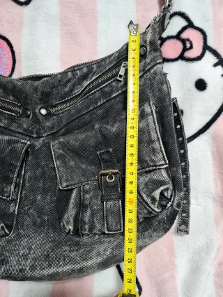 Bolso bandolera gris