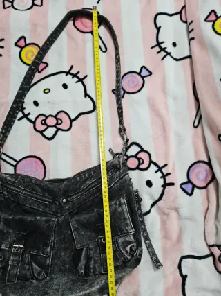 Bolso bandolera gris