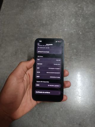 iPhone 13 negro – 128GB – Estado impecable