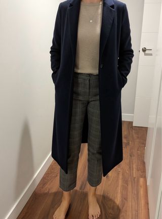 Pantalón de vestir Zara –Talla 40-Cuadro clásico