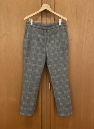 Pantalón de vestir Zara –Talla 40-Cuadro clásico