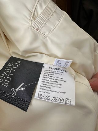Piumino donna bianco taglia M