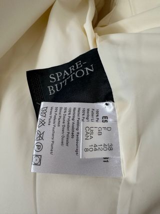 Piumino donna bianco taglia M