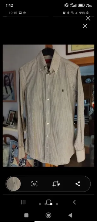 Camisa manga larga Carolina Herrera hombre