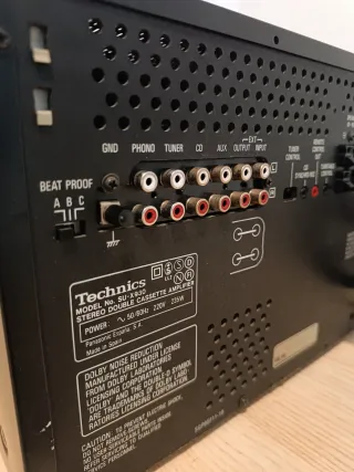 Technics SU-X930 Amplificador y Casetera