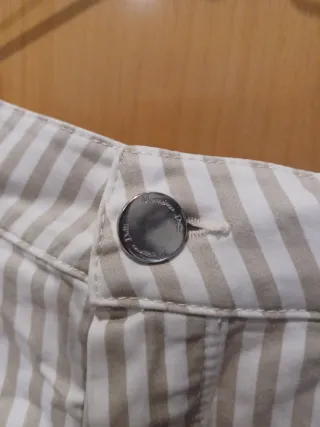 Pantalón largo de rayas Massimo Dutti talla 40