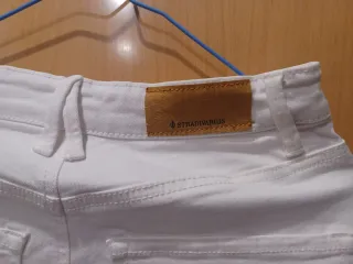 Pantalón largo color blanco talla 38 como nuevo