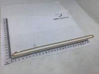 cadena oro 18k 30cm