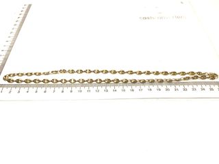 cadena oro 18k 25.5cm