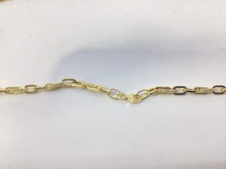 cadena oro 18k 30cm