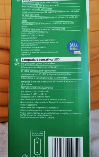 Lámpara LED Decorativa Navideña