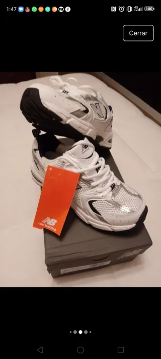 Zapatillas New Balance Gris/Plata