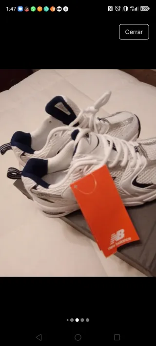 Zapatillas New Balance Gris/Plata