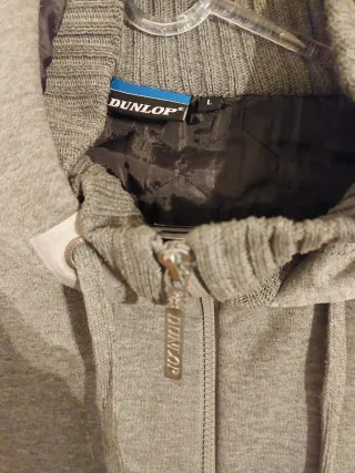 Chaqueta Dunlop Gris con Cremallera