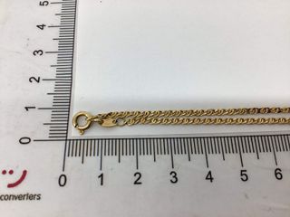 cadena oro 18k 27cm