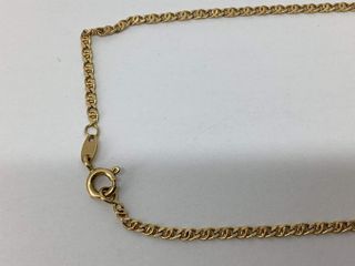cadena oro 18k 27cm