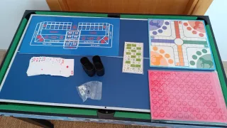 Mesa Multijuegos: Futbolín, Billar, Hockey