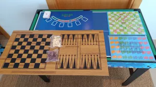 Mesa Multijuegos: Futbolín, Billar, Hockey