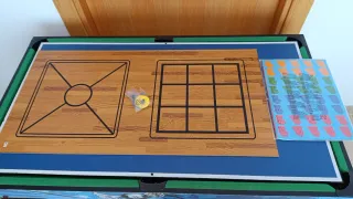 Mesa Multijuegos: Futbolín, Billar, Hockey