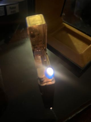 Mechero Dupont Chapado en Oro