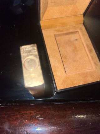 Mechero Dupont Chapado en Oro