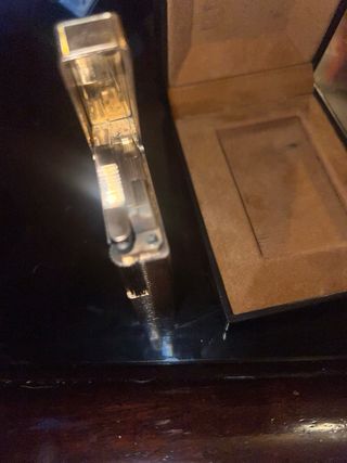 Mechero Dupont Chapado en Oro