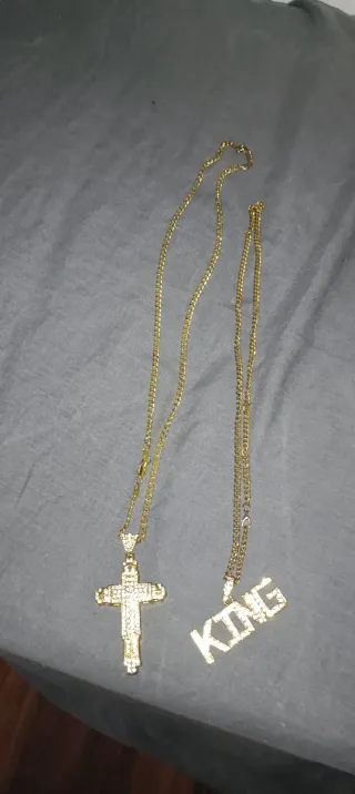 Cadena King y Cruz Doradas