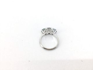 anillo oro 18k con piedra con circonita