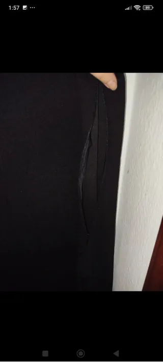 Vestido negro de fiesta un solo uso talla 3XL