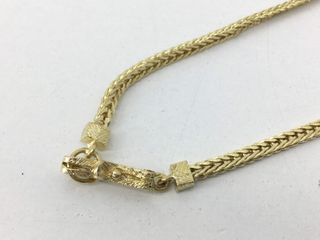 collar oro 18k con piedra con diamante 24cm