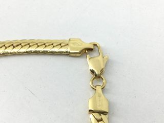 cadena oro 18k 22cm