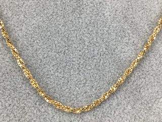 cadena oro 18k 25cm