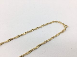 collar oro 18k 23cm