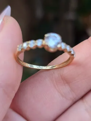 Anillo de oro 9 kilates