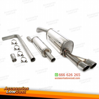 Sistema TA Technix de acero inoxidable 2x80mm apt