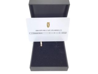 pendientes oro 18k con piedra con diamante
